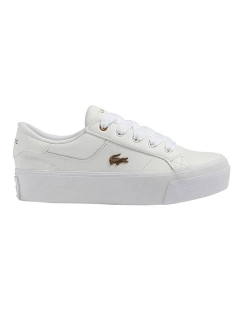 lacoste women's white sneaker myer.